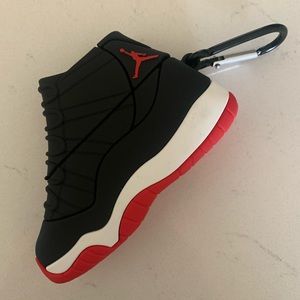 AirPod Pro Case, Air Jordan inspired. Black and Red.